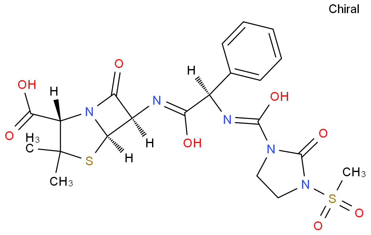 美洛西林化学结构式