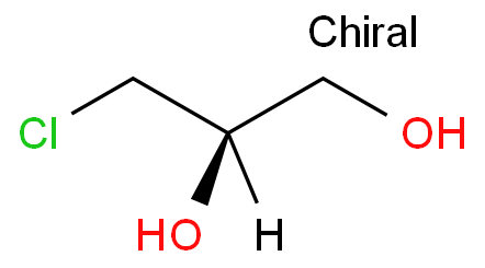 57090-45-6 (R)-(-)-3-氯-1,2-丙二醇 结构式图片