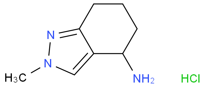 2-methyl-4,5,6,7-tetrahydro-2h-indazol-4-amine hydrochloride