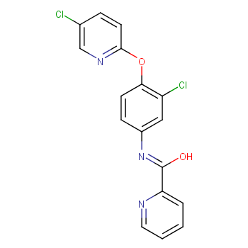 N-[3-Chloro-4-[(5-chloro-2-pyridinyl)oxy]phenyl]-2-pyridinecarboxamide