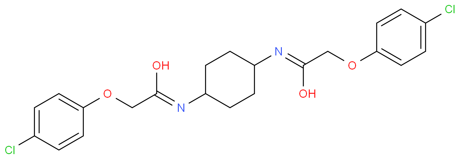 [Perfemiker]N,N'-(顺式-环己烷-1,4-二基)双(2-(4-氯苯氧基)乙酰胺),97%