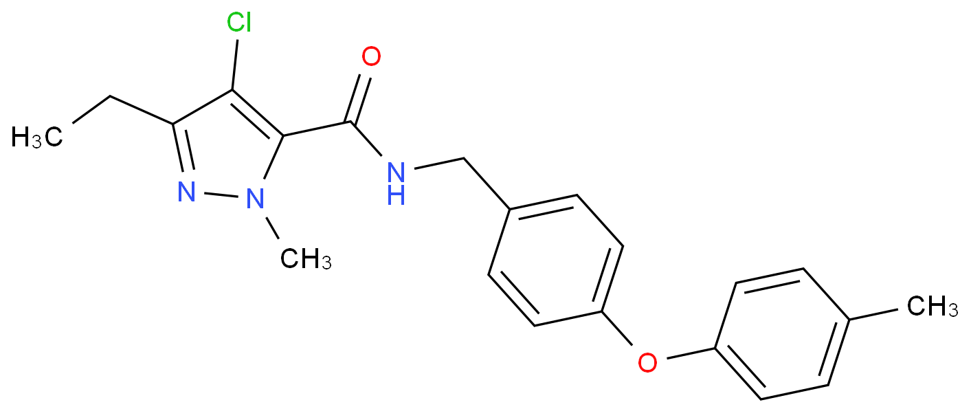 唑虫酰胺化学结构式