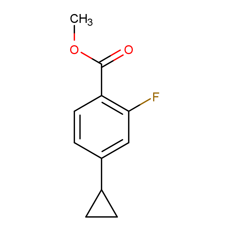 4-环丙基-2-氟苯甲酸甲酯 CAS号:1613413-65-2科研及生产专用 高校及研究所支持货到付款