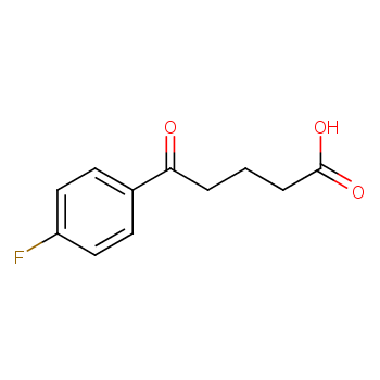 4-(4-氟苯甲酰基)丁酸化学结构式