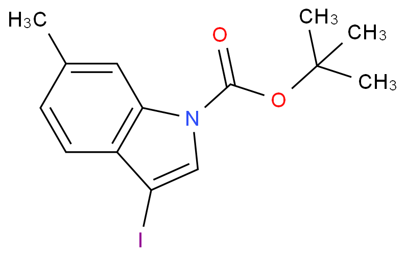 3-IODO-6-METHYLINDOLE-1-CARBOXYLIC ACID TERT-BUTYL ESTER