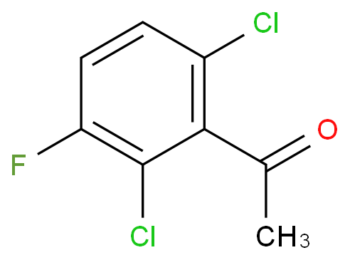 2,6-二氯-3-氟苯乙酮化学结构式