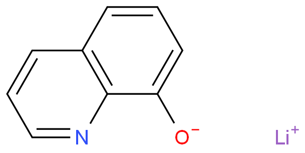 8-Hydroxyquinolinolato-lithium structure