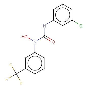 3-(3-Chlorophenyl)-1-hydroxy-1-(3-(trifluoromethyl)phenyl)urea