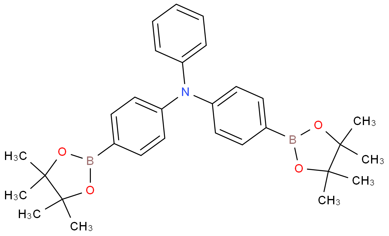 N-苯基-4-(4,4,5,5-四甲基-1,3,2-二氧硼杂环戊烷-2-基)-N-(4-(4,4,5,5-四甲基-1,3,2-二氧硼杂环戊烷-2-基)苯基)苯胺