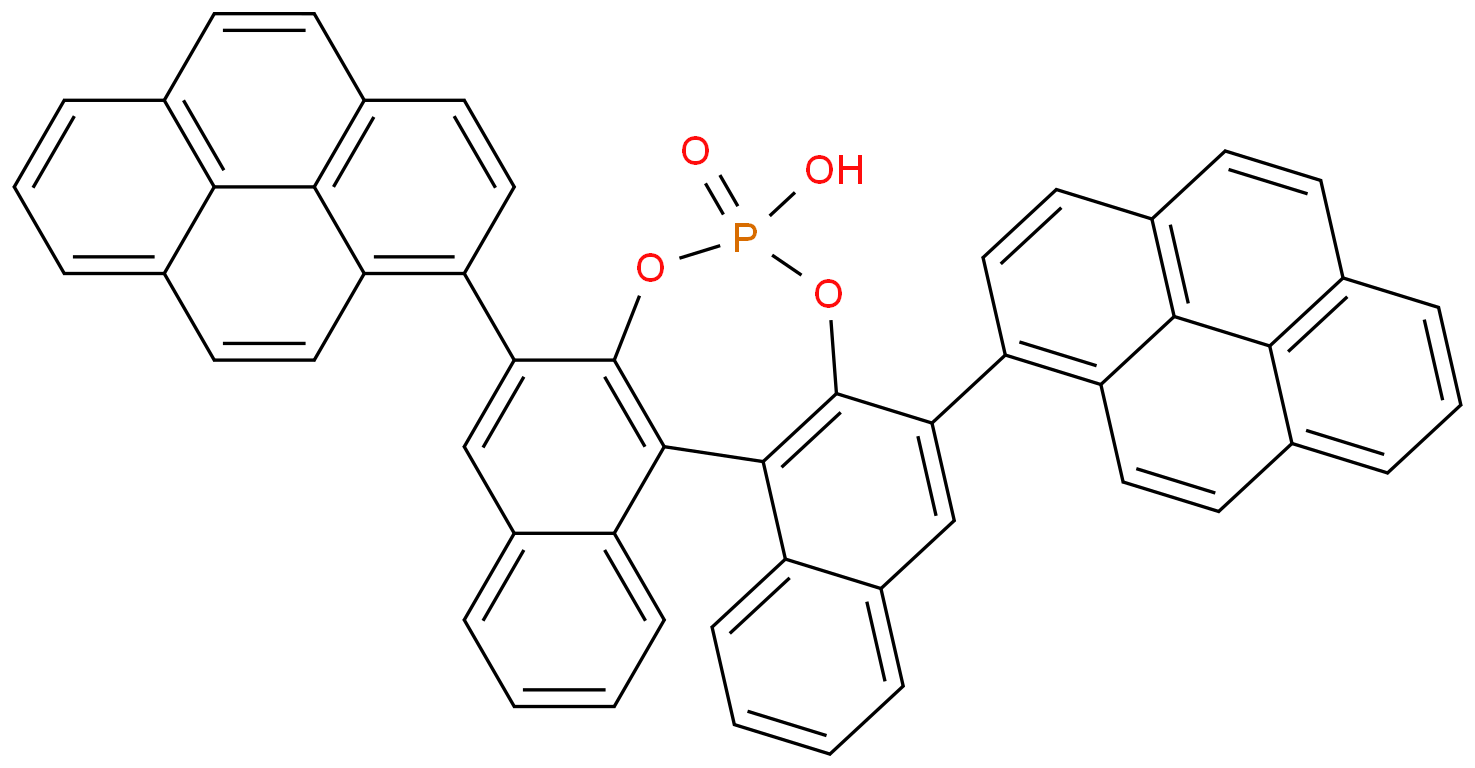 (S)-3,3'-双(1-芘基)-1,1'-联萘酚磷酸酯CAS2280936-20-9（专业试剂/现货优势供应；质量保证