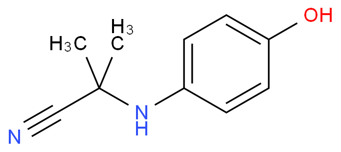 2-((4-羟基苯基)氨基)-2-甲基丙腈CAS号26850-26-0；科研试剂/现货优势供应