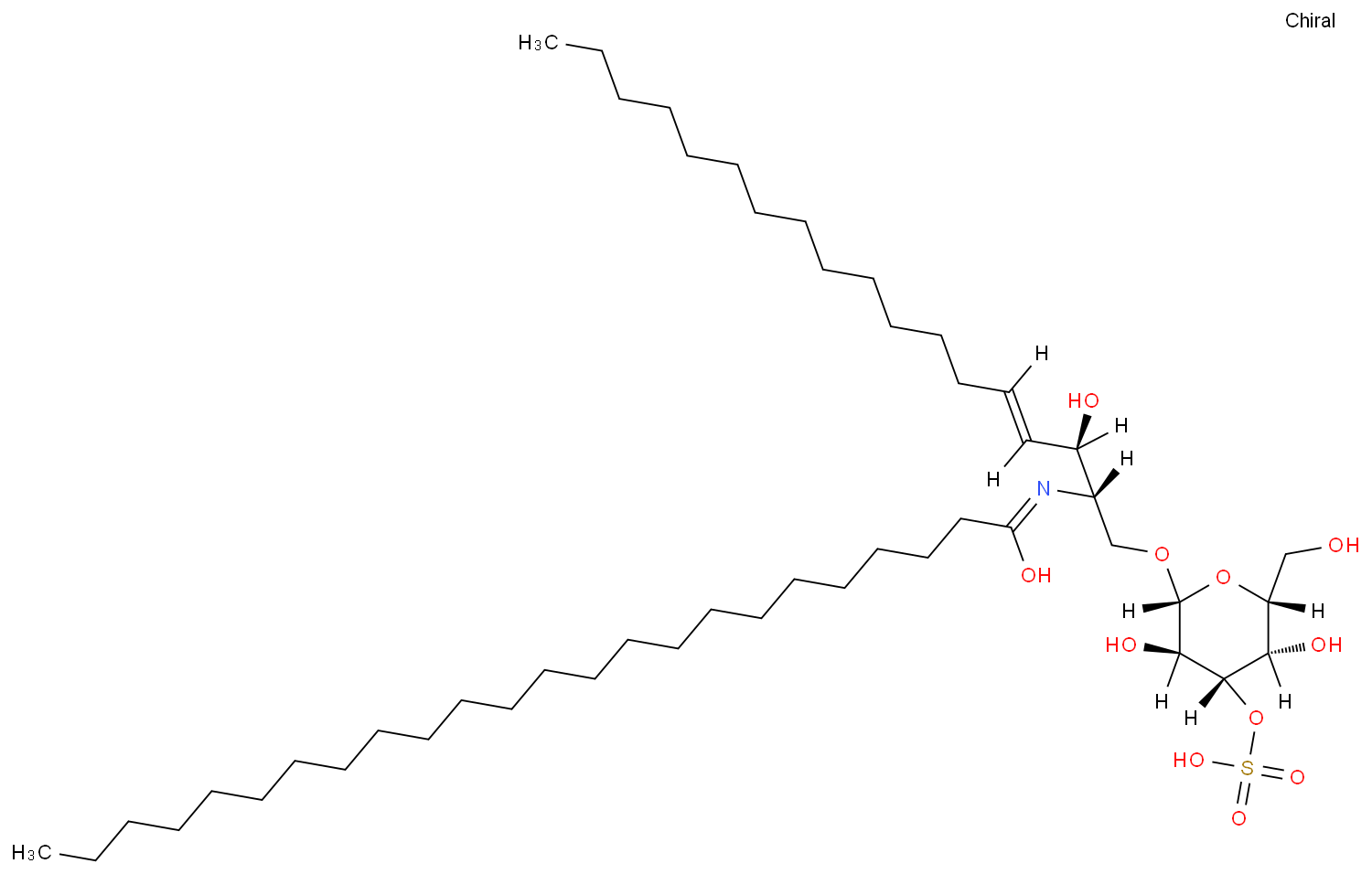 硫酸脑苷脂化学结构式