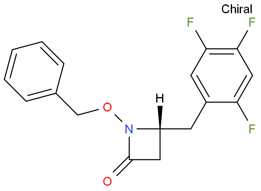 (4R)-1-(Phenylmethoxy)-4-[(2,4,5-trifluorophenyl)methyl]-2-azetidinone
