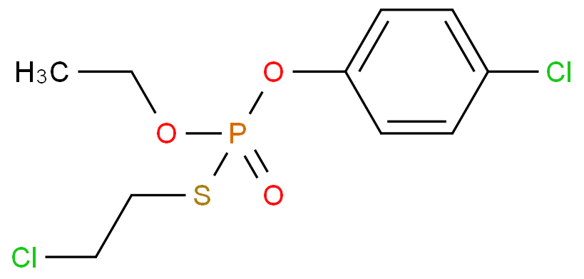 1-chloro-4-[(2-chloroethylthio)-ethoxyphosphoryl]oxybenzene