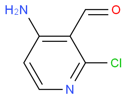 4-氨基-2-氯烟醛化学结构式