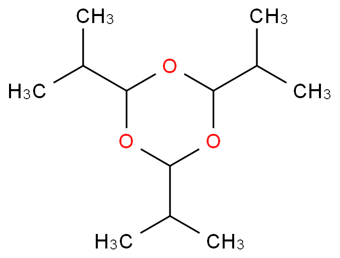 7580-12-3 2,4,6-三异丙基-1,3,5-三氧杂环己烷 结构式图片