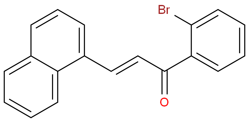 1-(2-bromophenyl)-3-(1-naphthalenyl)-2-propen-1-one