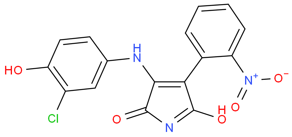 3-(3-chloro-4-hydroxyanilino)-4-(2-nitrophenyl)pyrrole-2,5-dione