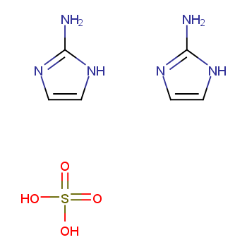 2-氨基咪唑硫酸盐化学结构式