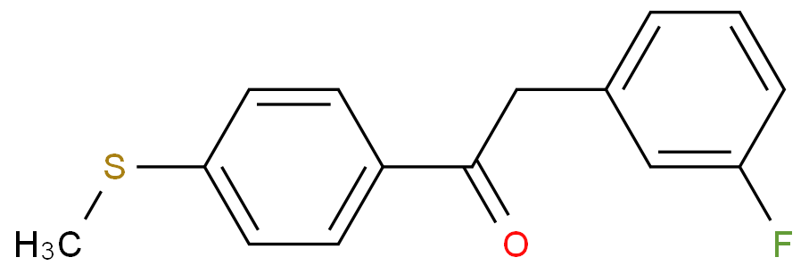 2-(3-氟苯基)-1-[4-(甲硫基)苯基]乙酮 CAS号:301699-27-4科研及生产专用 高校及研究所支持货到付款