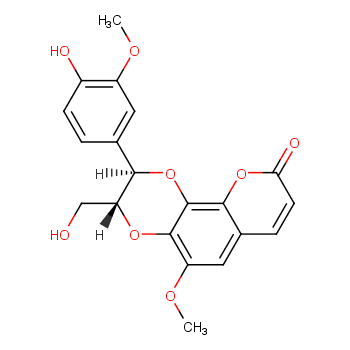 黄花菜木脂素B价格, Cleomiscosin B对照品, CAS号:76985-93-8