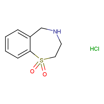 2-Methyl-2-propanyl 6-amino-1,4-thiazepane-4-carboxylate 1,1-diox<wbr />ide