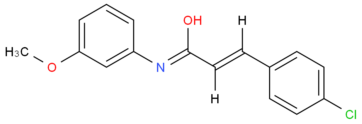 3-(4-氯苯基)-N-(3-甲氧基苯基)-2-丙烯酰胺 CAS号:472981-92-3科研及生产专用 高校及研究所支持货到付款