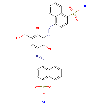 disodium 4,4'-[[2,4-dihydroxy-5-(hydroxymethyl)-1,3-phenylene]bis(azo)]bisnaphthalene-1-sulphonate