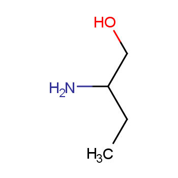 (S)-(+)-2-氨基-1-丁醇化学结构式