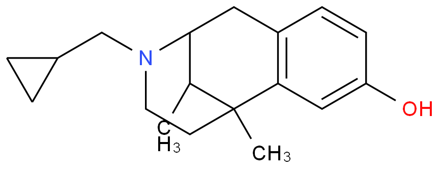 2,6-Methano-3-benzazocin-8-ol,3-(cyclopropylmethyl)-1,2,3,4,5,6-hexahydro-6,11-dimethyl-,(2R,6R,11R)-rel-