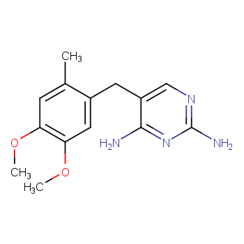 5-[(4,5-dimethoxy-2-methylphenyl)methyl]pyrimidine-2,4-diamine