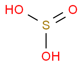 亚硫酸化学结构式