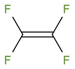 Tetrafluoroethylene; 9002-84-0 structural formula