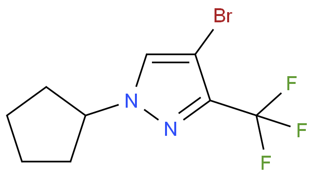 [Perfemiker]4-溴-1-环戊基-3-(三氟甲基)-1H-吡唑,97%