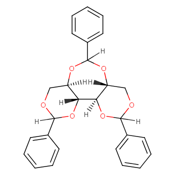  1,3;2,5;4,6-Tris-O-(phenylmethylene)-D-mannitol