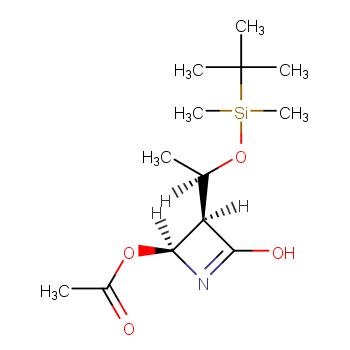 (3R,4R)-4-Acetoxy-3-[(R)-(tert-butyldimethylsilyloxy)ethyl]- 2-azetidinone