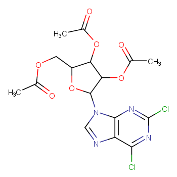 9-[2,3,5-TRI-O-ACETYL-BETA-D-RIBOFURANOSYL]-2,6-DICHLOROPURINE