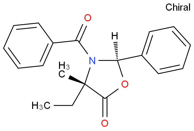(2R,4S)-3-BENZOYL-4-ETHYL-4-METHYL-2-PHENYLOXAZOLIDIN-5-ONE