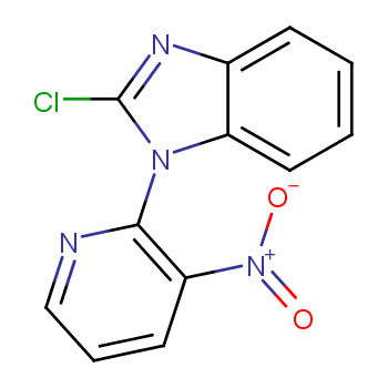 2-Chloro-1-(3-nitro-pyridin-2-yl)-1H-benzoimidazole  