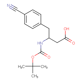 Boc-(S)-3-amino-4-(4-cyanophenyl)-butyric acid