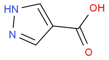1H-吡唑-4-甲酸化学结构式