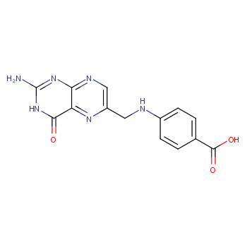 4-{[(2-amino-4-hydroxypteridin-6-yl)methyl]amino}benzoic acid