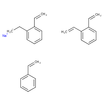 二乙烯基苯、磺化(苯乙烯、乙烯基乙苯)的聚合物钠盐