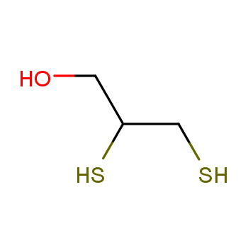 2,3-二巯基-1-丙醇化学结构式
