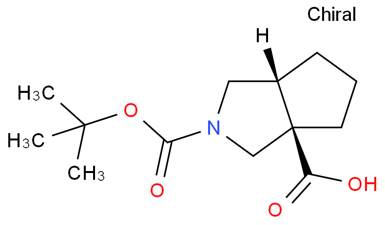 顺式-2-(叔丁氧基羰基)八氢环戊二烯并[c]吡咯-3a-羧酸/1445951-33-6