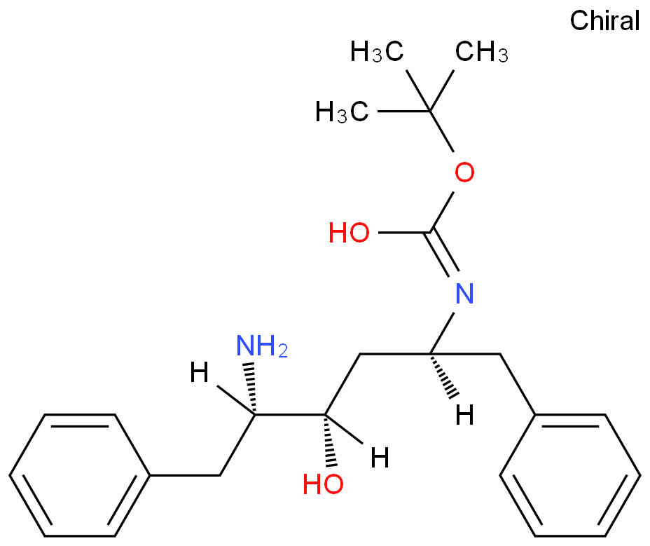 [(1S,3S,4S)-4-氨基-3-羟基-5-苯基-1-(苯甲基)戊基]-氨基甲酸叔丁酯 产品图片