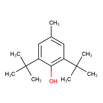 Butylated Hydroxytoluene structure