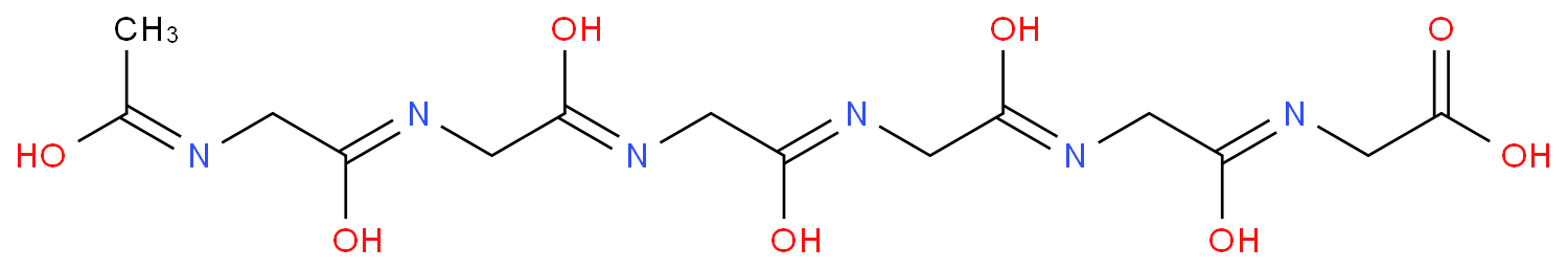2-[[2-[[2-[[2-[[2-[(2-acetamidoacetyl)amino]acetyl]amino]acetyl]amino]acetyl]amino]acetyl]amino]acetic acid