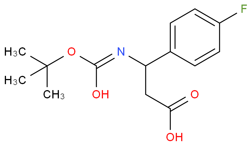 3-[(TERT-BUTOXYCARBONYL)AMINO]-3-(4-FLUOROPHENYL)PROPANOIC ACID