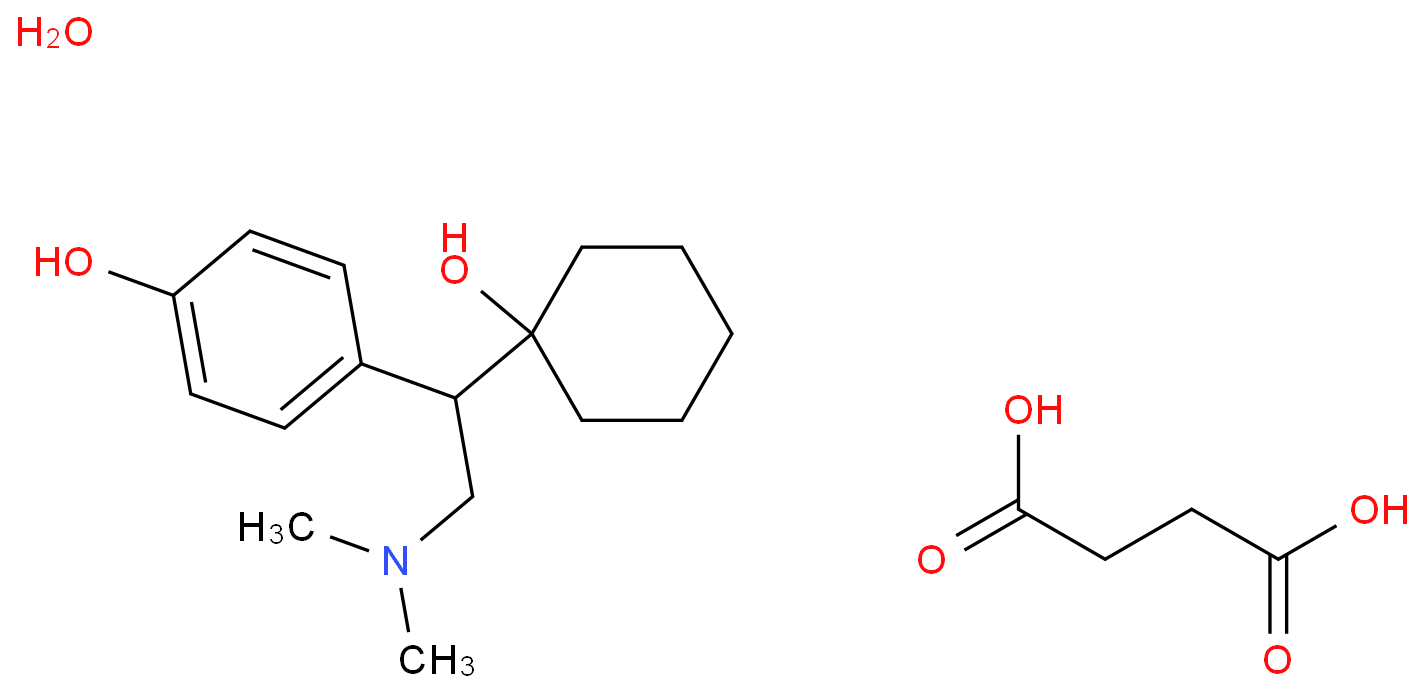 [2-(1-hydroxycyclohexyl)-2-(4-hydroxyphenyl)ethyl]dimethylammonium 3-carboxypropanoate monohydrate